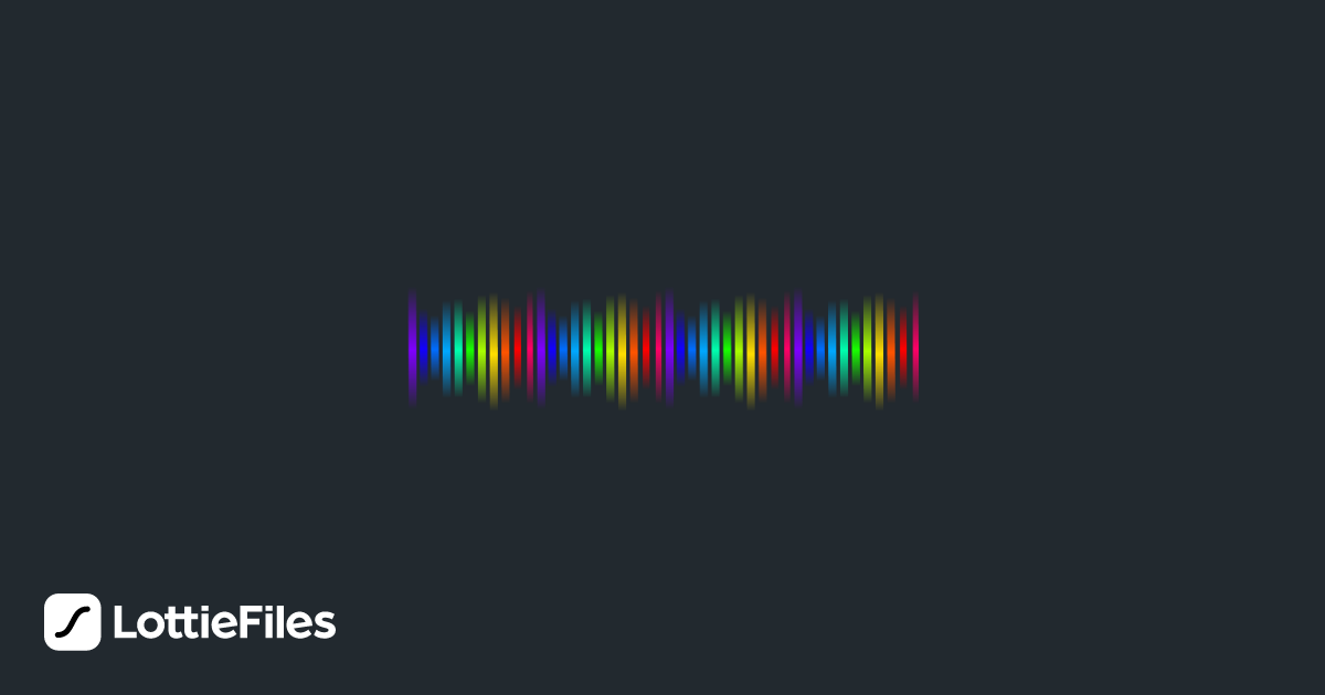 Free Audio Spectrum Animation by JAStudio | LottieFiles
