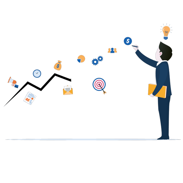 Modern business Lottie JSON animation