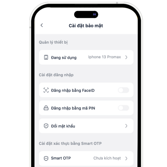 Đăng nhập faceid