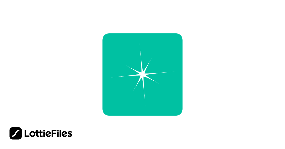 Simple Sparky Shape Free Sparkle Shape Animation by Debanjana | LottieFiles