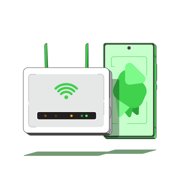 Wi-Fi Connection (Router) – Mobile Internet