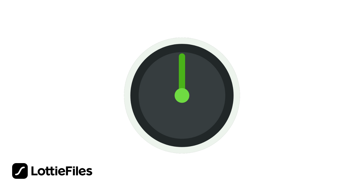 Free Clock Animation by Aniee | LottieFiles