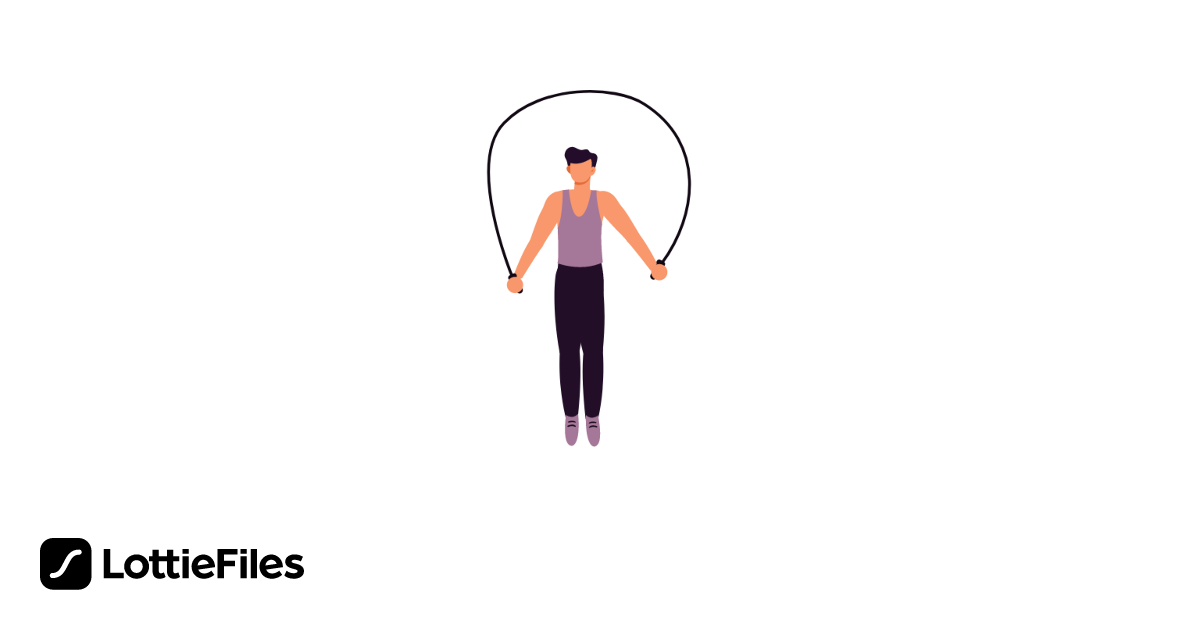 Free Men doing rope exercise Animation by AARTHI B N | LottieFiles