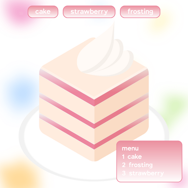 Strawberry Cake Animation :)
