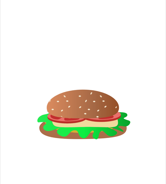 Interactive Burger Animation