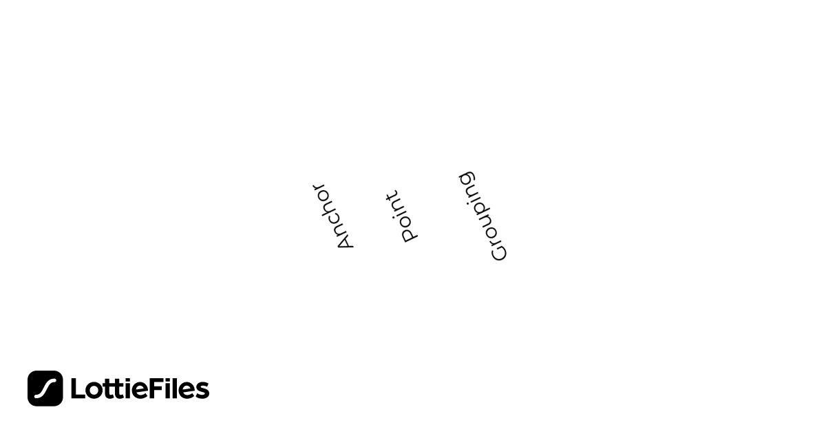 Free anchor point grouping Animation by Monica | LottieFiles