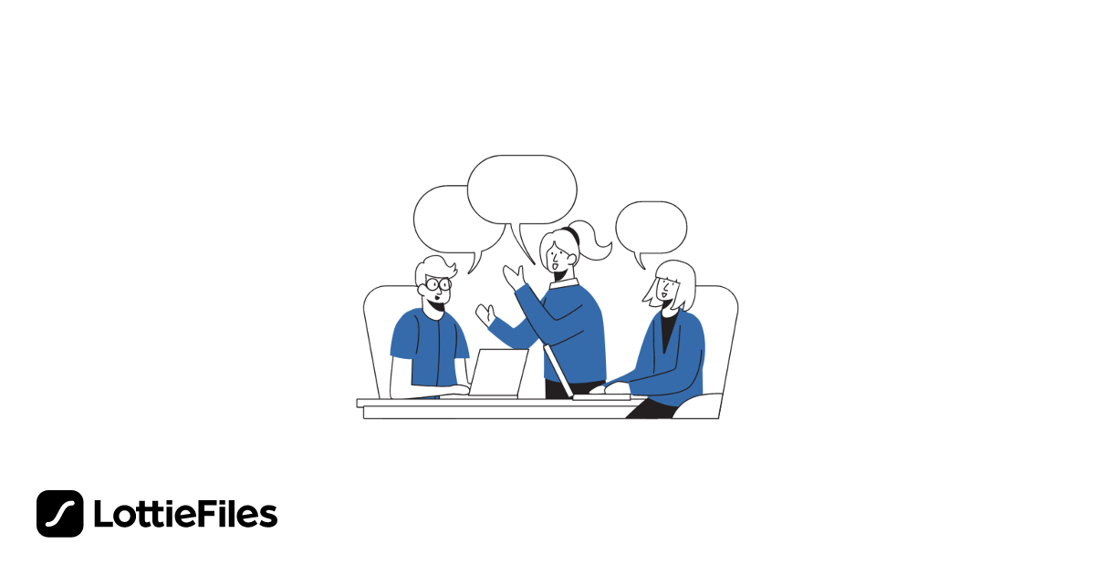 Chat Course Animation Free chat Animation by Ming Yi | LottieFiles