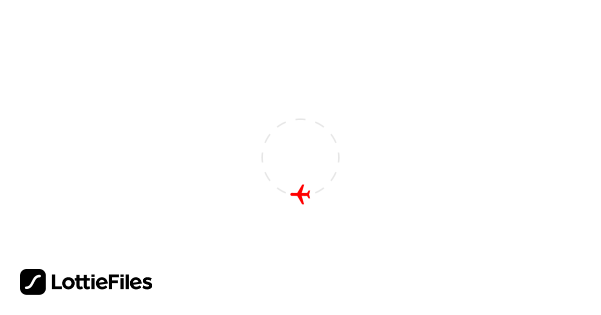 Free Aeroplane Loading Animation Animation by Ishaan Potnis | LottieFiles