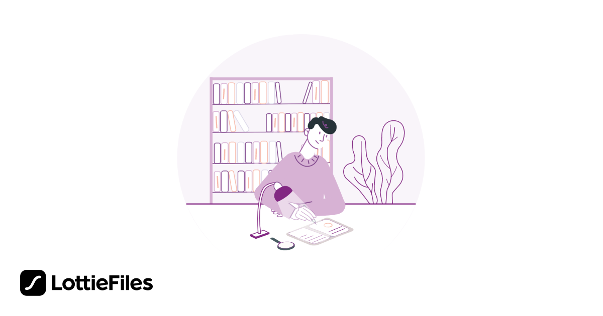 Free Library Time Animation by Osama | LottieFiles