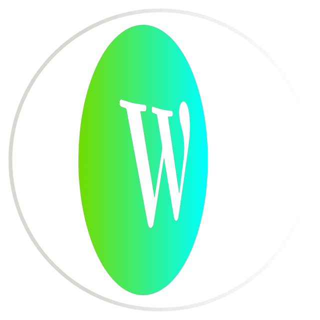 Wordpress gradient color 3D icon rotation Lottie JSON animation