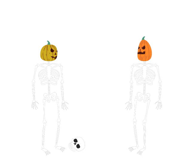 Skeleton Football Halloween