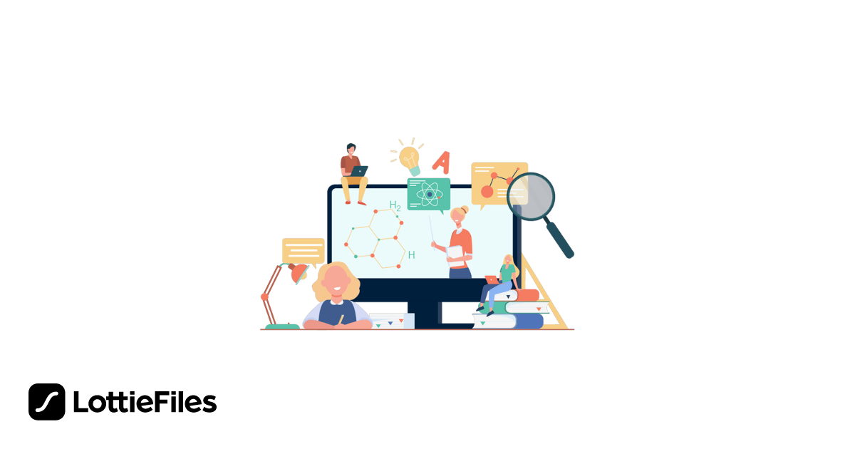 Free Study Transparent BG Animation by Sabbir | LottieFiles