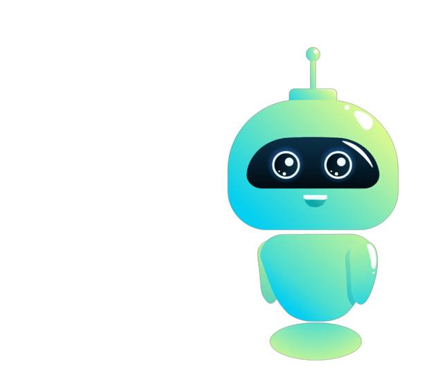 Cute Bot Say Users Hello