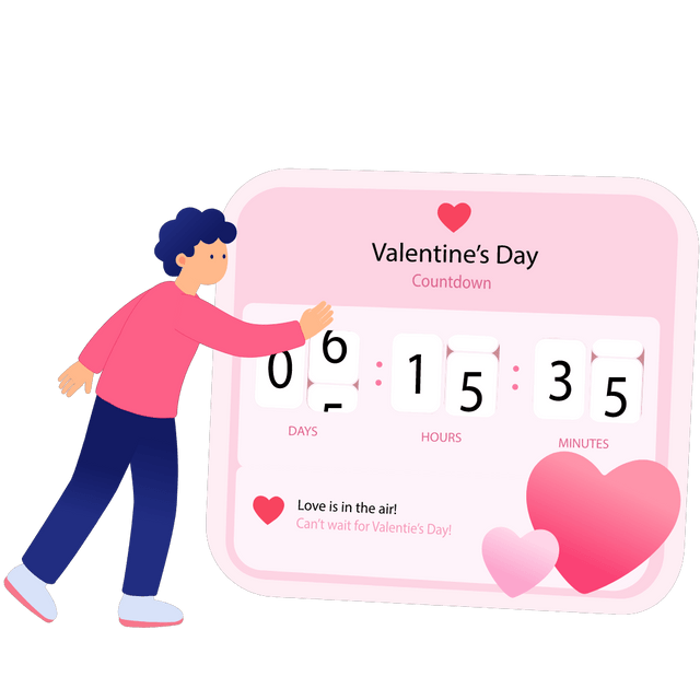valentine's day countdown