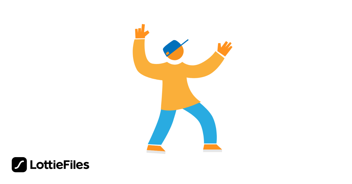 Free man dance Animation by Rostislav LottieFiles