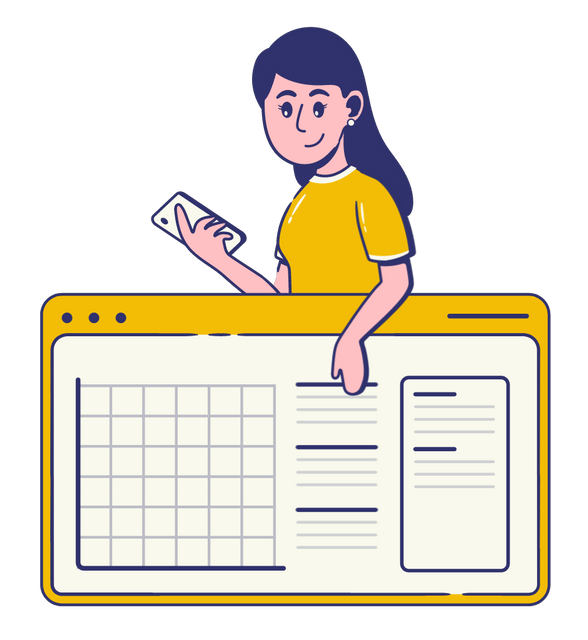 Business analytics animation