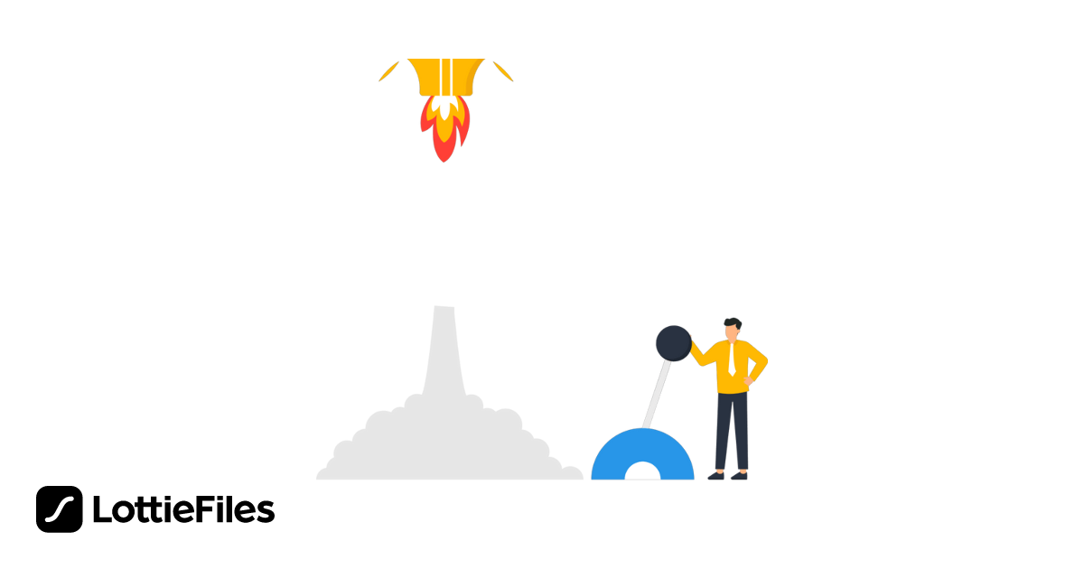 Free Businessman boost business idea Animation by Ayesha | LottieFiles