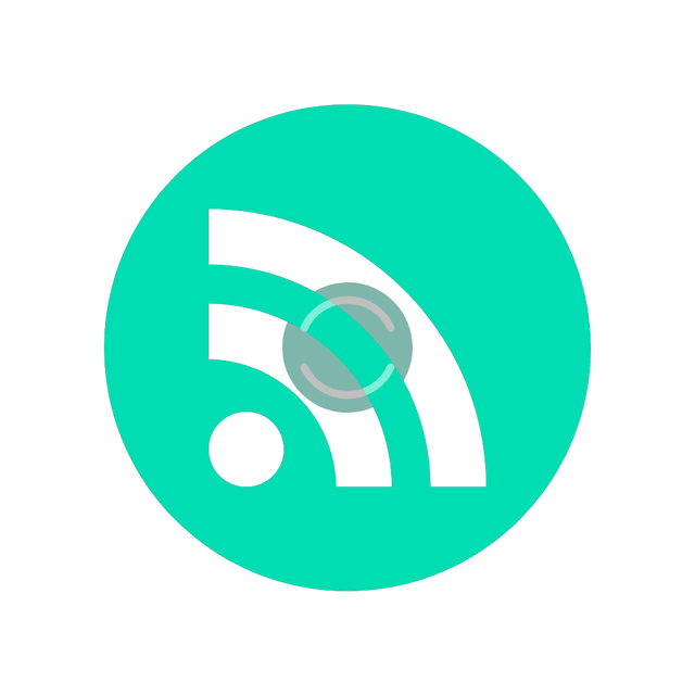RSS liquid fillup icon Lottie JSON animation