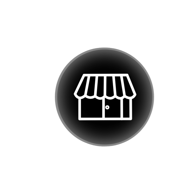 Store Glassmorphim Icon