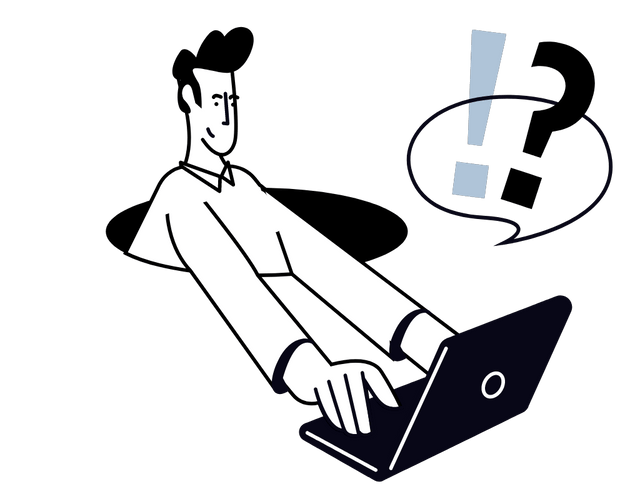 Man Working on Laptop