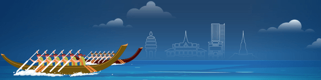 Boat pop up animation for ACLEDA mobile bank app