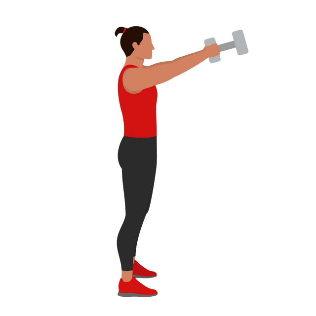 Dumbbell Swing Cardio Exercise
