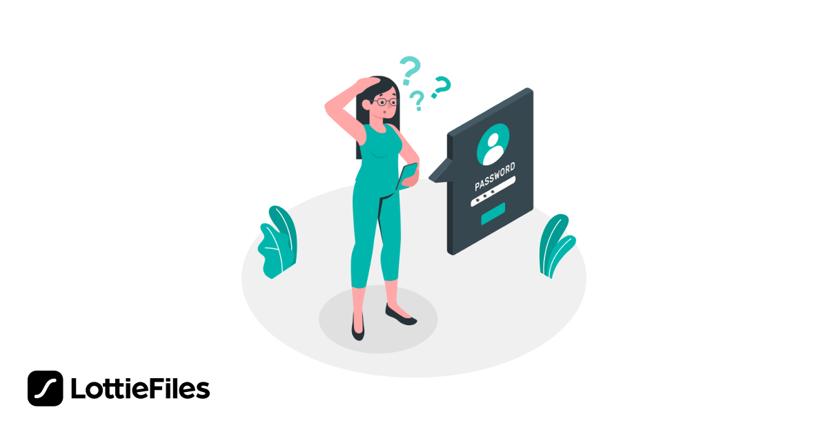 Free Forgot password Animation by Aliyon Tembo | LottieFiles