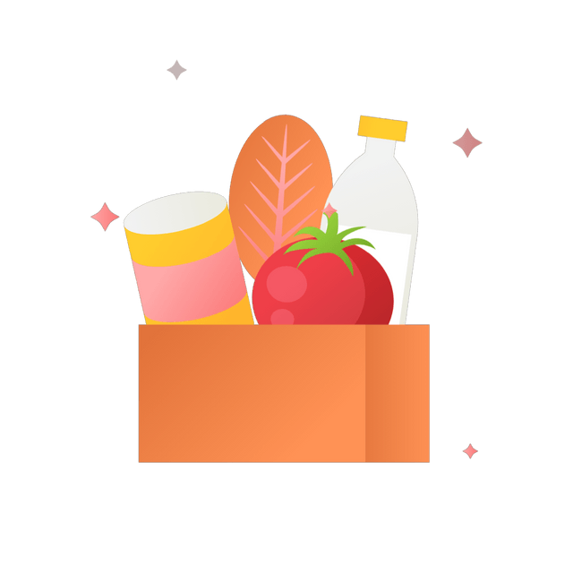 Grocery Lottie JSON animation
