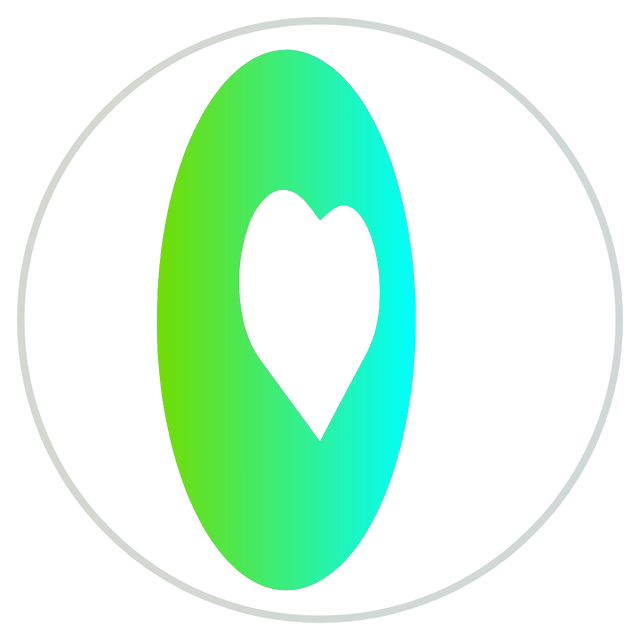 Love gradient color 3D icon rotation Lottie JSON animation