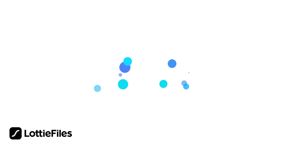 Particles Animated Button Free particle Animation by 陈馒头 | LottieFiles