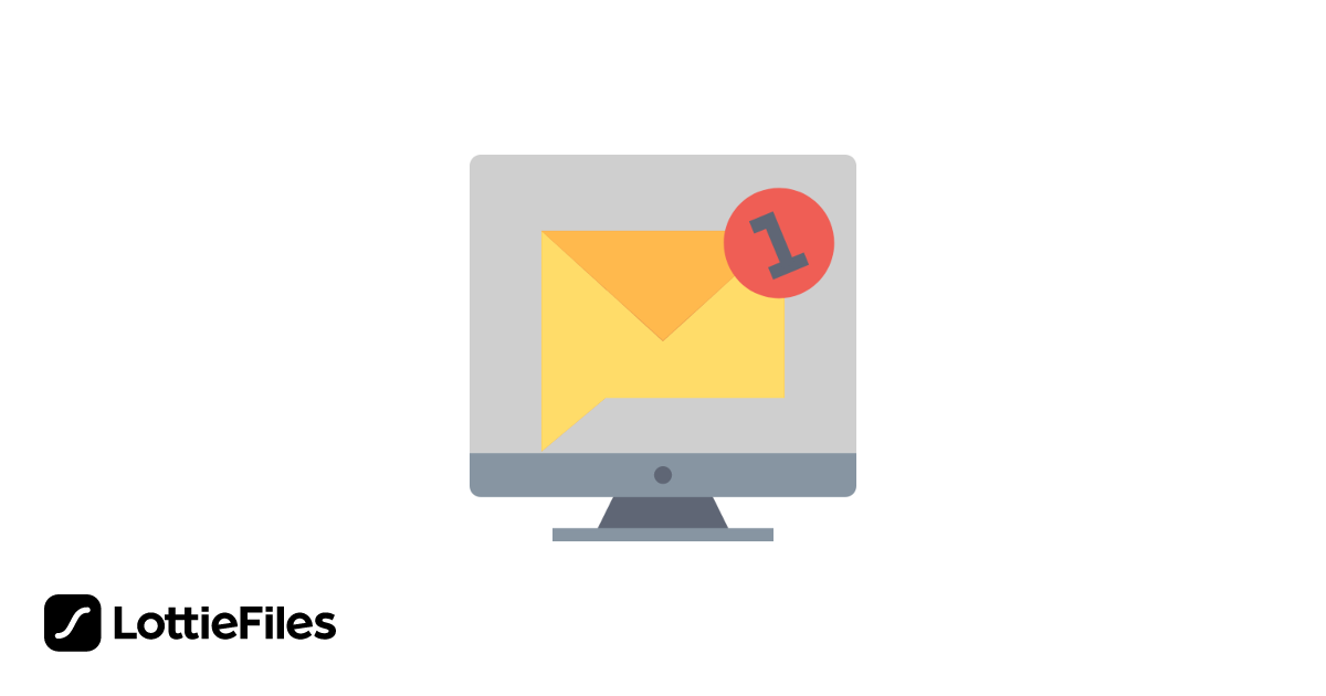 Free Email Received Notification Animation by Afandi | LottieFiles