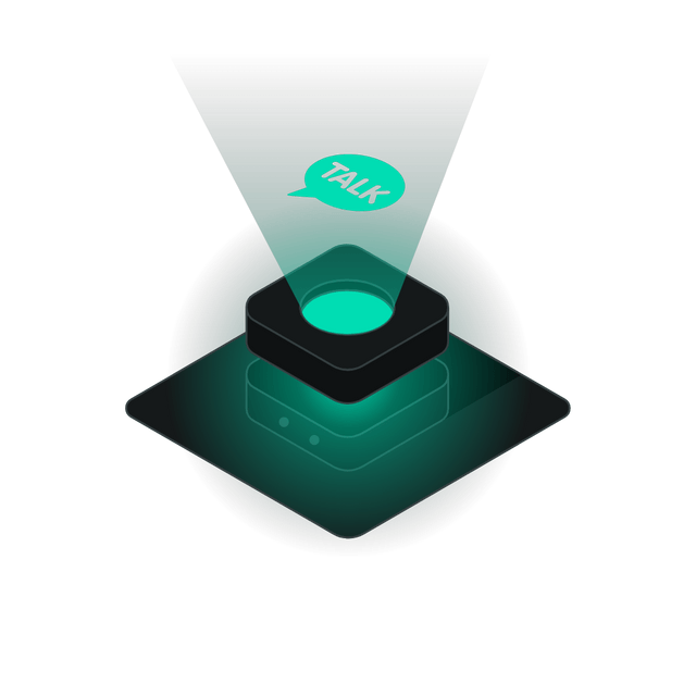 Talk isometric Lottie JSON animation