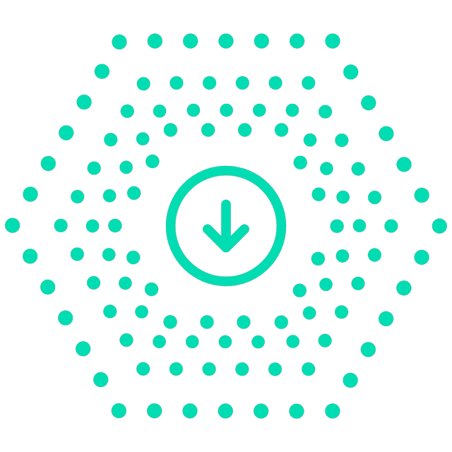 Arrow down icon Lottie JSON animation
