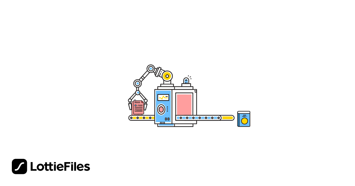 Free Idea into Book Machine Animation by Daris Ali Mufti | LottieFiles