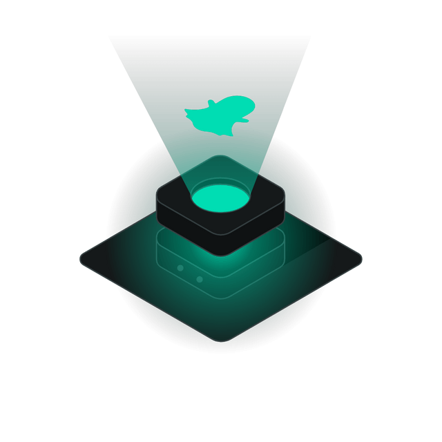 Snapchat isometric Lottie JSON animation