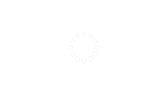 Minimal Circular Circle Shape Scale Up Clean White Loop