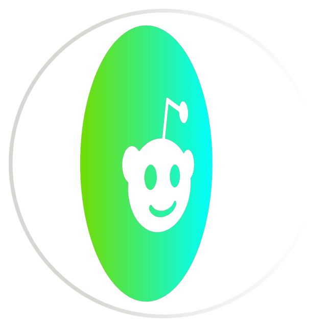Reddit gradient color 3D icon rotation Lottie JSON animation