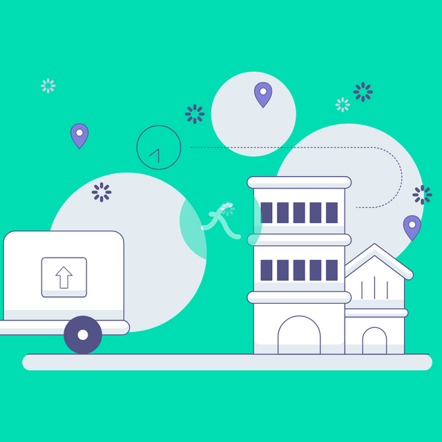 Service van Lottie JSON animation