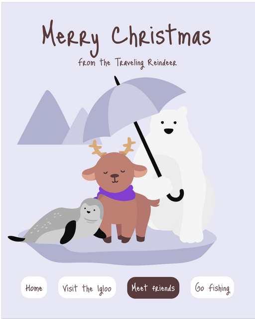Lottie Creator x Janus - Merry Christmas From the Travelling Reindeer