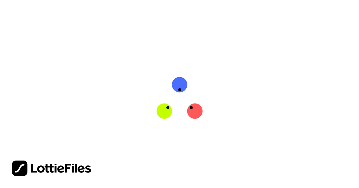 Free Loading Balls Animation by Ваня | LottieFiles
