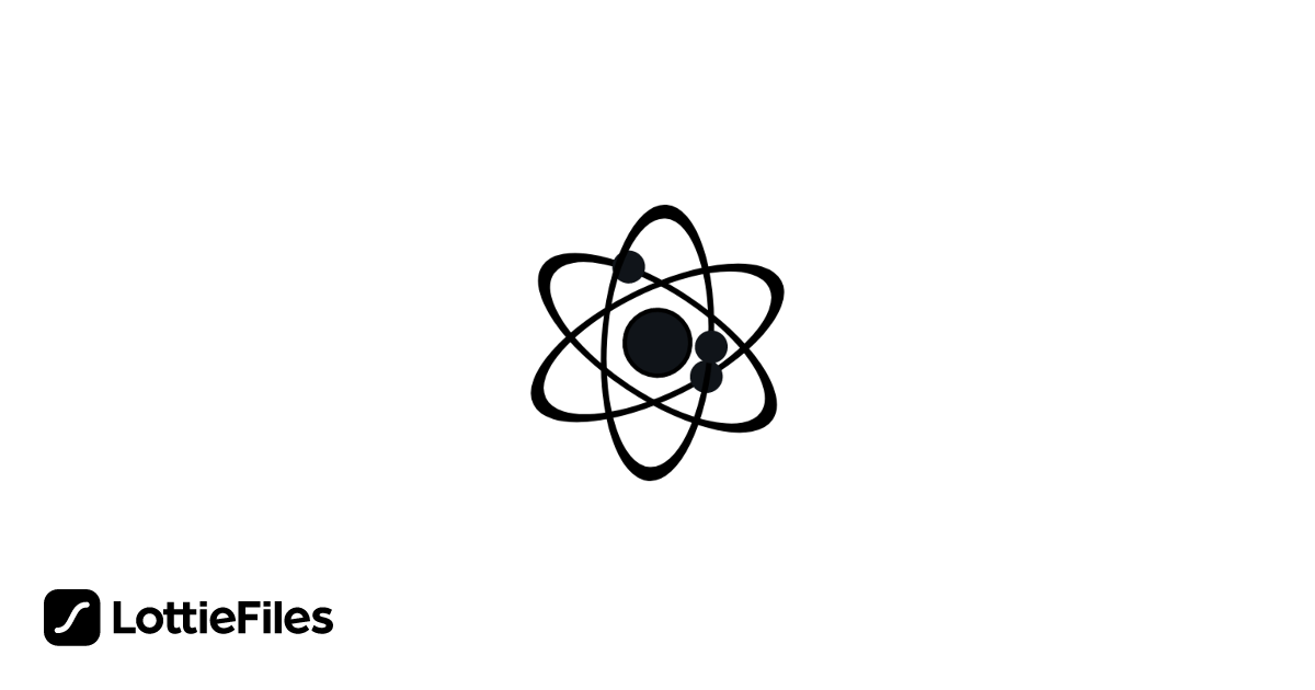 Free Atomic black Animation by Brendan Stanton | LottieFiles