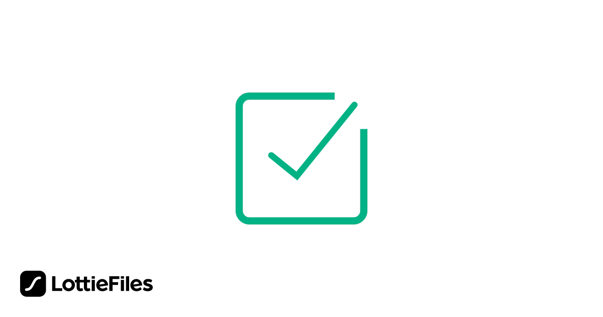 Free Checkbox Animation by Yesica Ochoa | LottieFiles