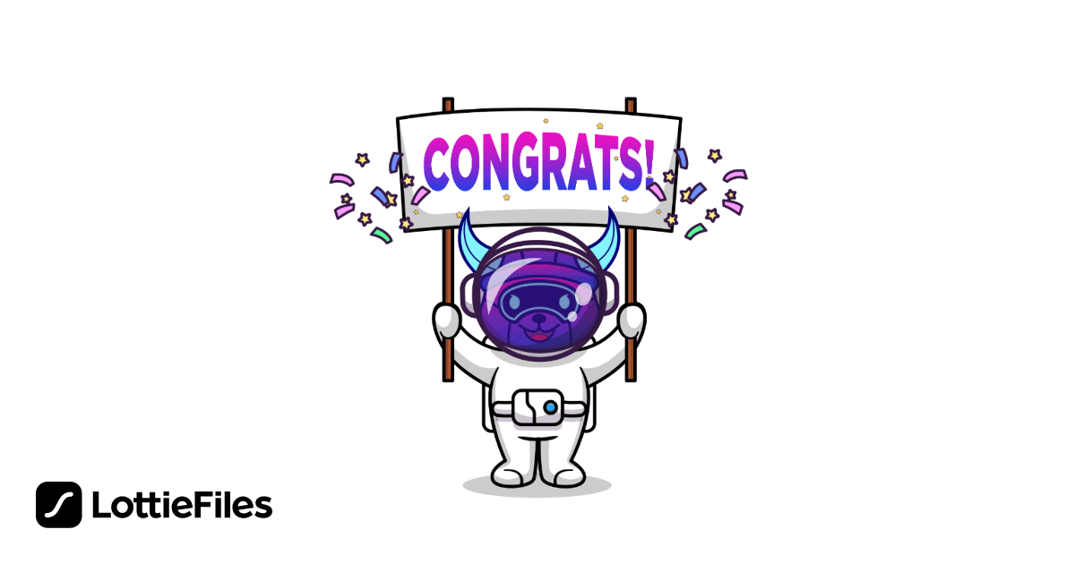 Free GenF-Congratulation! Animation by Thanh Thư | LottieFiles