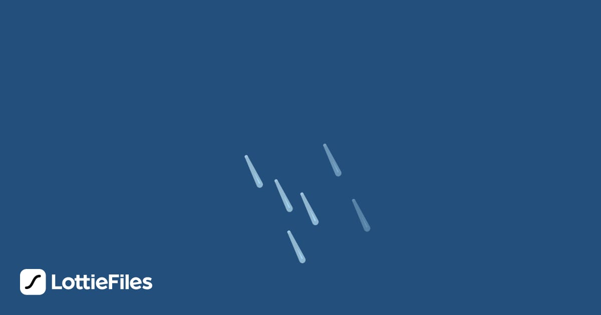 Free Raining 1 icon Lottie JSON animation Animation by Tinymotion ...