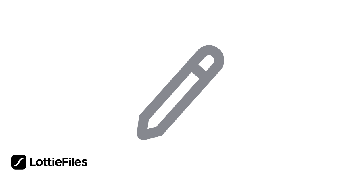 Free Pencil Animation by Anton Kartashov | LottieFiles