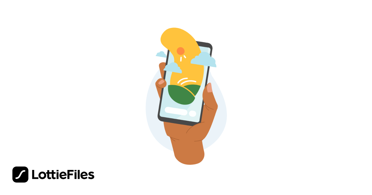 Free weather on phone Animation by syeda maimoona | LottieFiles