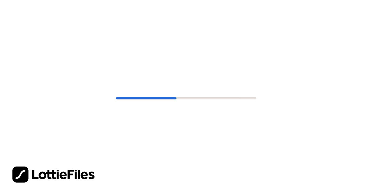 Free Loading Bar Animation by Mudassir Abbas | LottieFiles