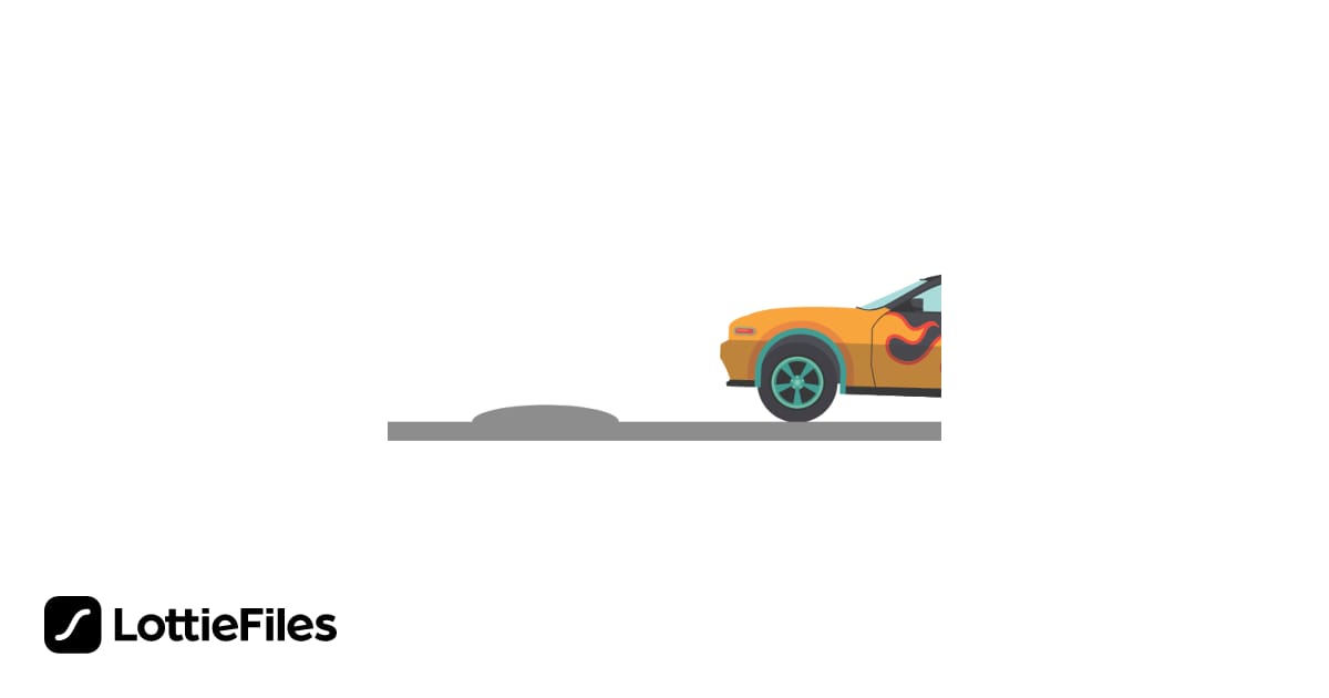 Car Jumping on Road by Meetanshi Inc LottieFiles