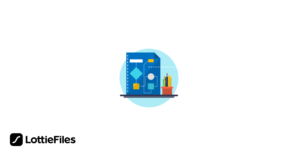 Free Flowchart Logic Animation by Aexr Graphics | LottieFiles