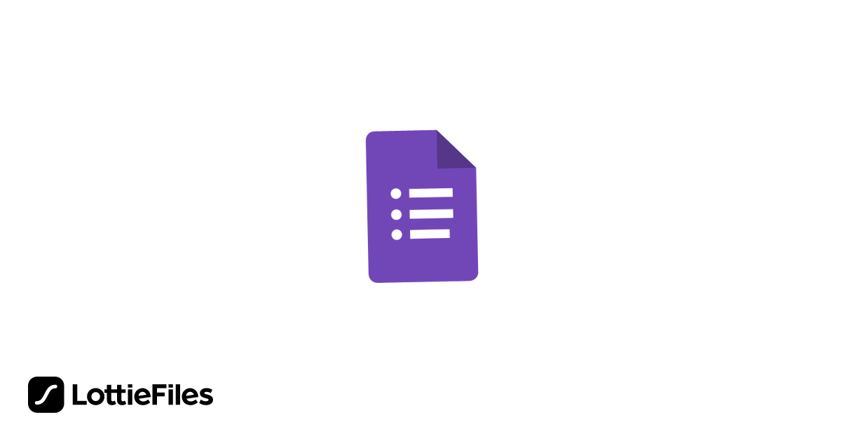 Free Google Icons | Forms Animation by Jeffrey Christopher | LottieFiles
